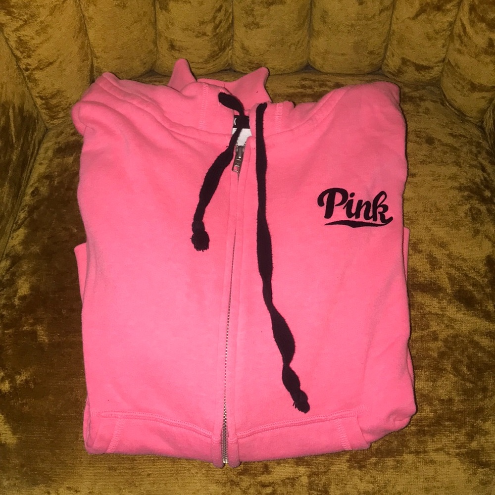 VS pink zip up